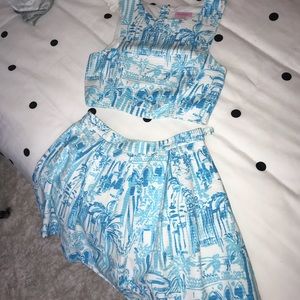 Lilly Pulitzer two piece dress
